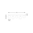 Zuma Line 003064-024510 Spot-Deckenleuchte ALI G9
