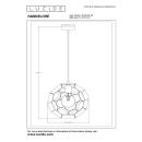 Lucide L104233030 Pendelleuchte HANNELORE  E27