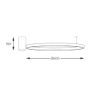 Zuma Line 003064-027187 LED Deckenleuchte HORIK integrierte LED-Quelle