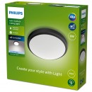 Philips 8719514417892 LED Außen Deckenleuchte Doris 1x6w | 640lm | 4000k | IP54 - EyeComfort, schwarz