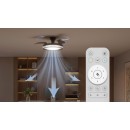 Philips 8721103096043 LED Ventilator mit Licht Bliss  | 35W integrierte LED-Quelle | 4500lm | 2700-6500K | Dimmer | Fernbedienung | schwarz