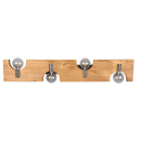 Trio 614300430 Deckeneinbauleuchte Tailor 4x10W | E27 - Holz
