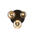Trio T617030313 Deckenleuchte LUMINA  | 10W E14 | schwarz | rauch­far­ben