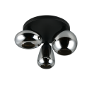 Trio T617030332 Deckenleuchte LUMINA | 10W E14 | schwarz | rauchfarben