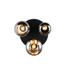 Trio T617030332 Deckenleuchte LUMINA | 10W E14 | schwarz | rauchfarben