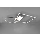 Trio 620510307 LED-Deckenleuchte Downey 1x33w | SMD | 4600lm | 2700-6500K - einstellbar, Speicherfunktion, Temperatureinstellung, dimmbar, Fernbedienung, mattes Nickel