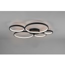 Trio 622610532 LED-Deckenleuchte Rondo 1x49w | SMD | 5600lm | 3000K - 3 Phase Dimmen, mattschwarz