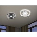 TRIO 625710242 LED Deckenleuchte Logan 1x45W | 4000L | 2700-6000K | IP20 - dimmbare Beleuchtung, Temperatureinstellung, Fernbedienung, Nachtlichtfunktion, anthrazit