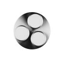 Trio 626510307 LED-Deckenleuchte Franklin 3x8,5W | 3000lm | 3000K - 3-Phasen-Dimmung, Nickel