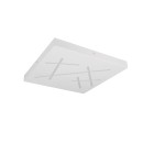 Trio 630810131 LED Deckenleuchte SNIP | 24W integrierte LED-Quelle | 2800lm | 2700-6500K | Dimmer | Fernbedienung | Nachtleuchte