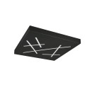 Trio 630810132 LED Deckenleuchte SNIP | 24W integrierte LED-Quelle | 2800lm | 2700-6500K | Dimmer | Fernbedienung | Nachtleuchte