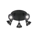 Trio 637010532 LED Spot-Deckenleuchte ROMEO | 7W integrierte LED-Quelle | 700lm | 2300+3000+4000K