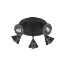 Trio 637010532 LED Spot-Deckenleuchte ROMEO | 7W integrierte LED-Quelle | 700lm | 2300+3000+4000K