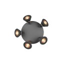 Trio 637010532 LED Spot-Deckenleuchte ROMEO | 7W integrierte LED-Quelle | 700lm | 2300+3000+4000K