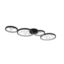 Trio 642110432 LED-Deckeneinbauleuchte Groovy 1x37W | 4600lm | 3000K - 3-Phasen-Dimmung, schwarz