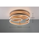 Trio 644110165 LED Anbau-Kronleuchter Marnie | 58W integrierte LED-Quelle | 6800 lm | 3000K