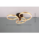 Trio T648110680 LED Deckenleuchte CARUSO  | 43W integrierte LED-Quelle | 4980lm | 2300+3000+4000K