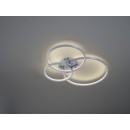 TRIO 652710307 LED Leuchte Aaron 1x36W | 3000L | 3000-6000K | IP20 | RGBW - dimmbare Beleuchtung Temperatureinstellung, Memory-Funktion, Fernbedienung, WiZ, Nickel