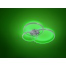 TRIO 652710307 LED Leuchte Aaron 1x36W | 3000L | 3000-6000K | IP20 | RGBW - dimmbare Beleuchtung Temperatureinstellung, Memory-Funktion, Fernbedienung, WiZ, Nickel