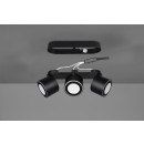 TRIO 652910332 LED Deckenleuchte Spotleuchte Taurus 3x3,5W 3x1,5W + | 1350lm | 3000K | IP20 - schwarz