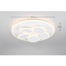Trio T653210631 LED Deckenleuchte MANDALA  | 35W integrierte LED-Quelle | 4200lm | 2700-6500K