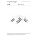 Lucide L099391430 Spot-Deckenleuchte CLUBS GU10