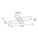 Rabalux 6590 LED-Deckenleuchte Ashton 1x24W | 1870lm | 4000K - Chrom