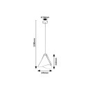 Rabalux 6649 Deckenleuchte Neva 1x60W | E27 - grau, Holz