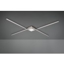 TRIO 674410307 LED Deckenleuchte Oxford 1x27W | 3000L | 3000K | IP20 - dimmbar - 3 Phasen, Nickel
