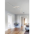 TRIO 674610707 LED Kronleuchter Indira 1x20W + 1x8W | 3000L | 3000K | IP20 - dimmbar - 3 Phasen, obere/untere Beleuchtung, Nickel