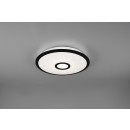 Trio 679114232 LED-Deckenleuchte Okinawa 1x18w | 1800lm | 3000-5500k - Glitzernde Effekt, dimmbare, Fernbedienung, Nachtmodus, Temperaturbeleuchtung einstellen, Memory-Funktion, weiß, schwarz