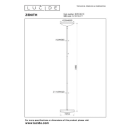 Lucide L197912031 LED Stehlampe ZENITH  | 20W integrierte LED-Quelle | 2200lm | 3000K