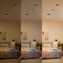 Philips 8721103038050 LED Einbauleuchte Cilantro | 5W integrierte LED-Quelle | 500lm | 2700K | schwarz