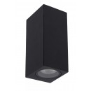 Lucide 69800/02/30 Außen Wandleuchte Zaro 2x35w | Gu10 | IP44 - schwarz, Fleck, dimmbar