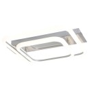 Rabalux 6996 LED Deckenleuchte Fandral 1x33W | 2870lm | 4000K - Chrom, Weiß