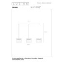 Lucide L214330330 Pendelleuchte ROSAS  E27
