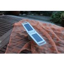 Lutec LT6904101331 LED Außen tragbare Solarleuchte Dragonfly 1x1W | 120L | 4000K - dreiphasig dimmbar, USB, weiß