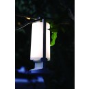 Lutec LT6904101331 LED Außen tragbare Solarleuchte Dragonfly 1x1W | 120L | 4000K - dreiphasig dimmbar, USB, weiß