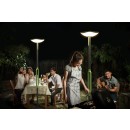 Lutec 6910802335 LED tragbare Außen Solarleuchte Poppy 1x8W | 3000K | IP54 - einzigartiges Design, Bluetooth-Lautsprecher