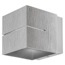 Rabalux 7019 Wandleuchte Kaunas 1x10w | G9 - gebürstetes Aluminium