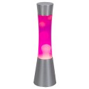 Rabalux 7030 Minka Lava Tischleuchte 1x20W | GY6.35 - Silber, Rosa