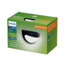 Philips 8721103105554 LED solar Außenwandleuchte Swyn  | 4W integrierte LED-Quelle | 400lm | 2700K | schwarz