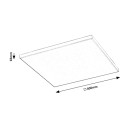 Rabalux 98071002 LED Deckenleuchte Faramir  | 24W integrierte LED-Quelle | 1880lm | 3000-6000K