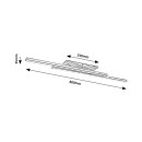 Rabalux 98071084 LED Deckenleuchte Tamur  | 21W integrierte LED-Quelle | 1900lm | 4000K