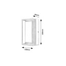 Rabalux 7109 LED-Wandleuchte Mendoza 1x6,5W | 550lm | 3000 K | IP65 - Anthrazit