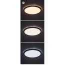 Rabalux 98071096 LED Deckenleuchte Gonzalo  | 24W integrierte LED-Quelle | 1600lm | 3000+4000+6000K