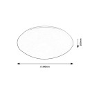 Rabalux 98071134 LED Deckenleuchte Lucas  | 24W integrierte LED-Quelle | 1750lm | 4000K