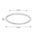 Rabalux 98071291 LED Deckenleuchte Mathiola  | 40W integrierte LED-Quelle | 2450lm | 3000K