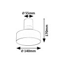Rabalux 98071327 LED Deckenleuchte Ovidia  | 16W integrierte LED-Quelle | 800lm | 3000K