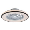 Rabalux 98071331 LED Ventilator mit Licht Dalfon2  | 48W integrierte LED-Quelle | 2800lm | 3000-6500K